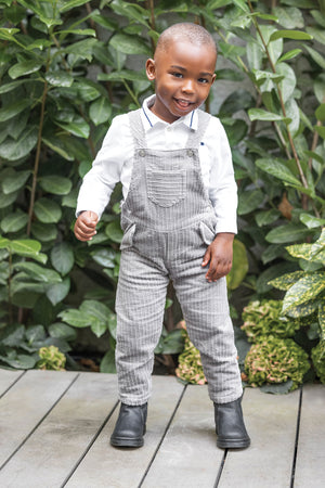 Dungaree - Grey corduroy