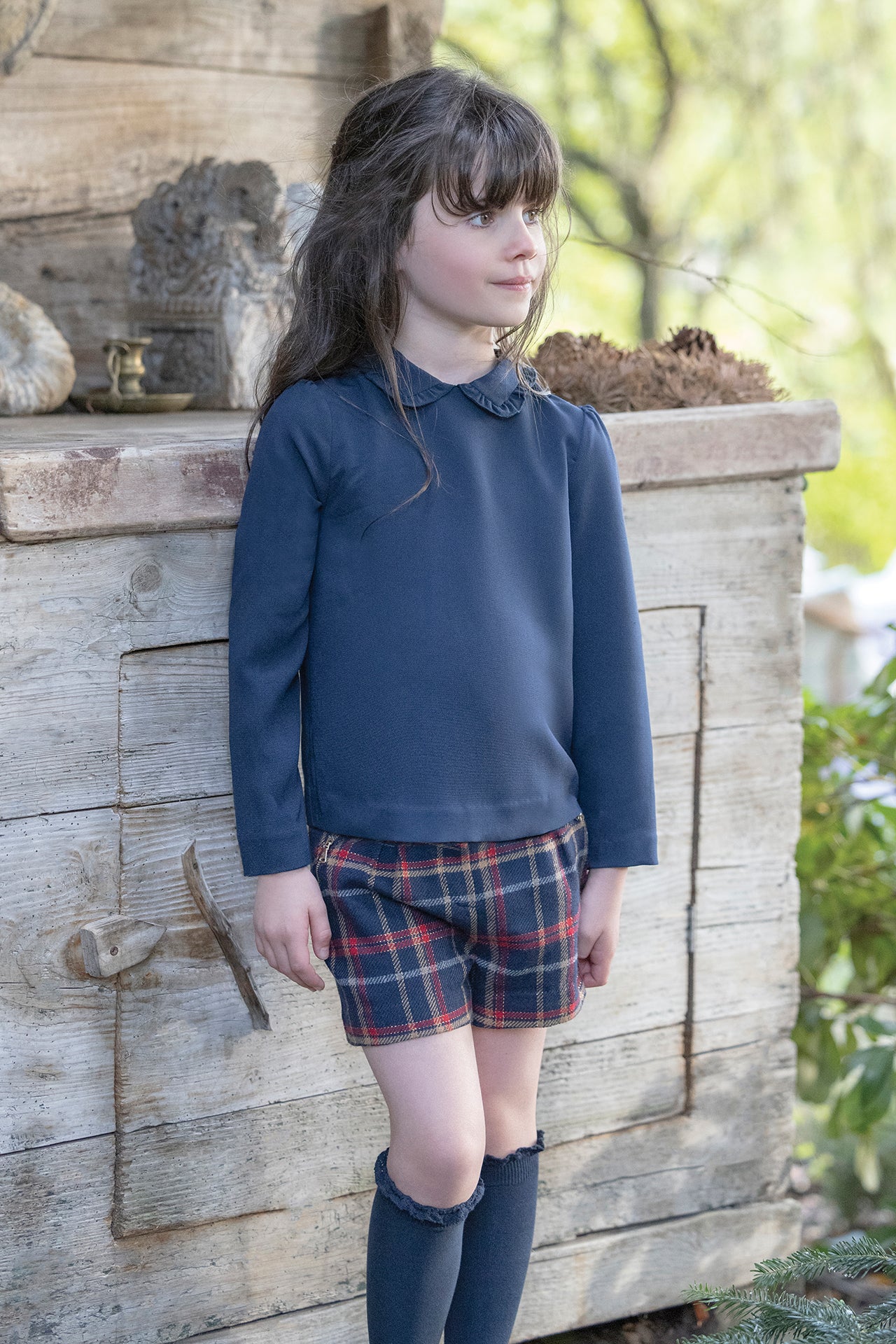 Short - Prince de Galles marine