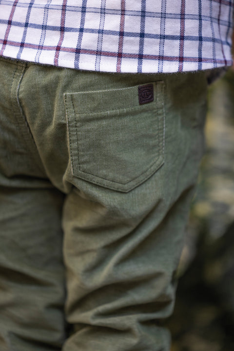 Pantalon - Kaki velours côtelé - Image principale