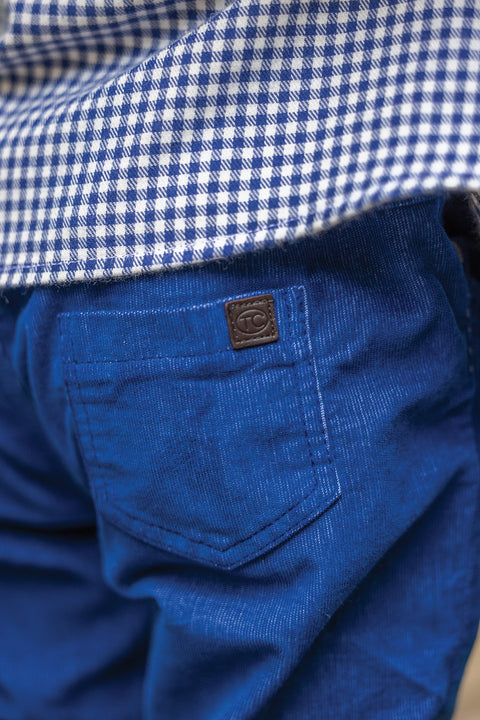 Trousers - Blue king Corduroy - Image principale