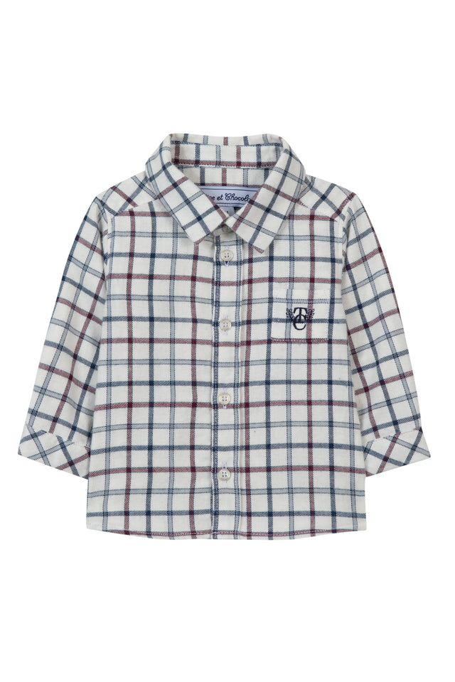 Shirt - Burgundy check - Image principale