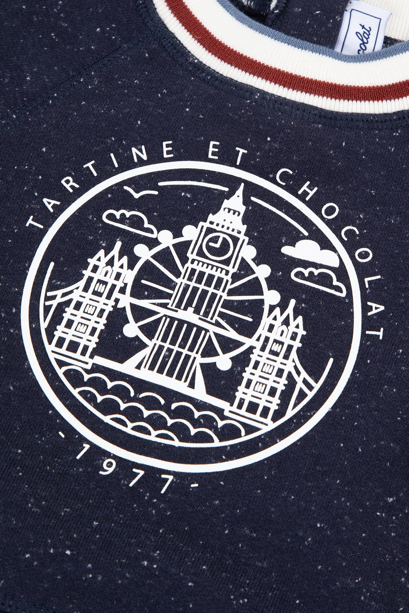 Sweatshirt - Blau Illustration London