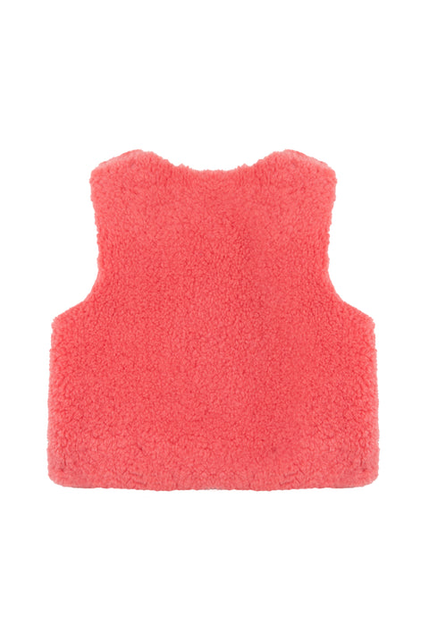 Gilet - Corail Imitation fourrure - Image principale