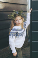 Sweater - Ecru jacquard