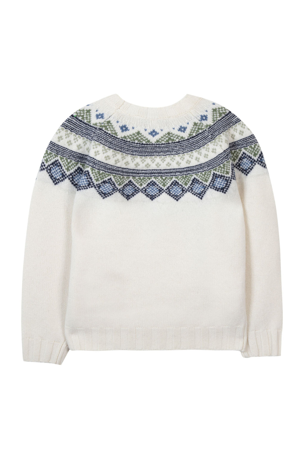 Sweater - Ecru jacquard