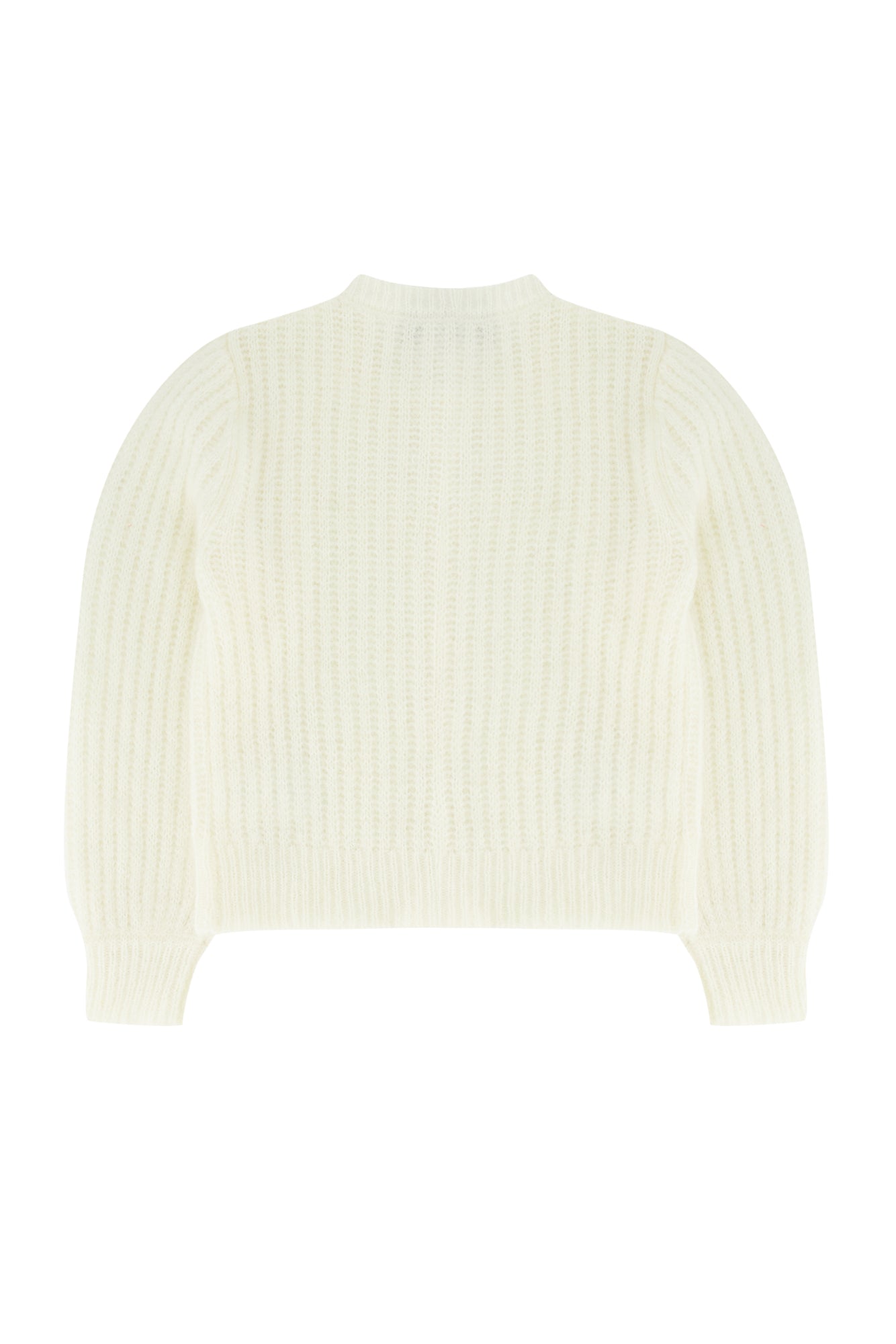 Strickjacke - Ecru aus Mohair