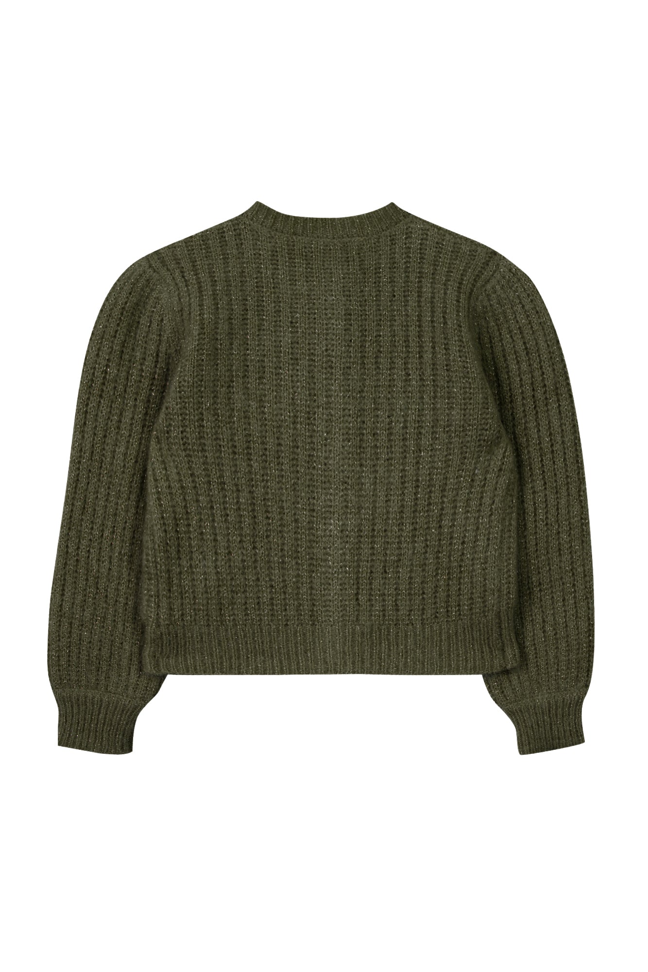 Cardigan - Khaki in mohair