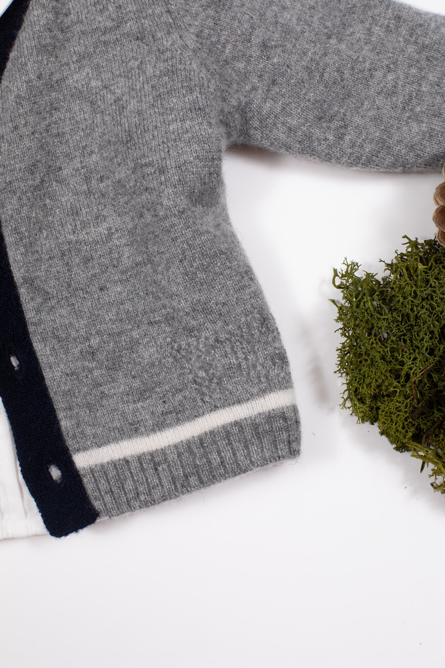 Weste - Grau 100% Kaschmir