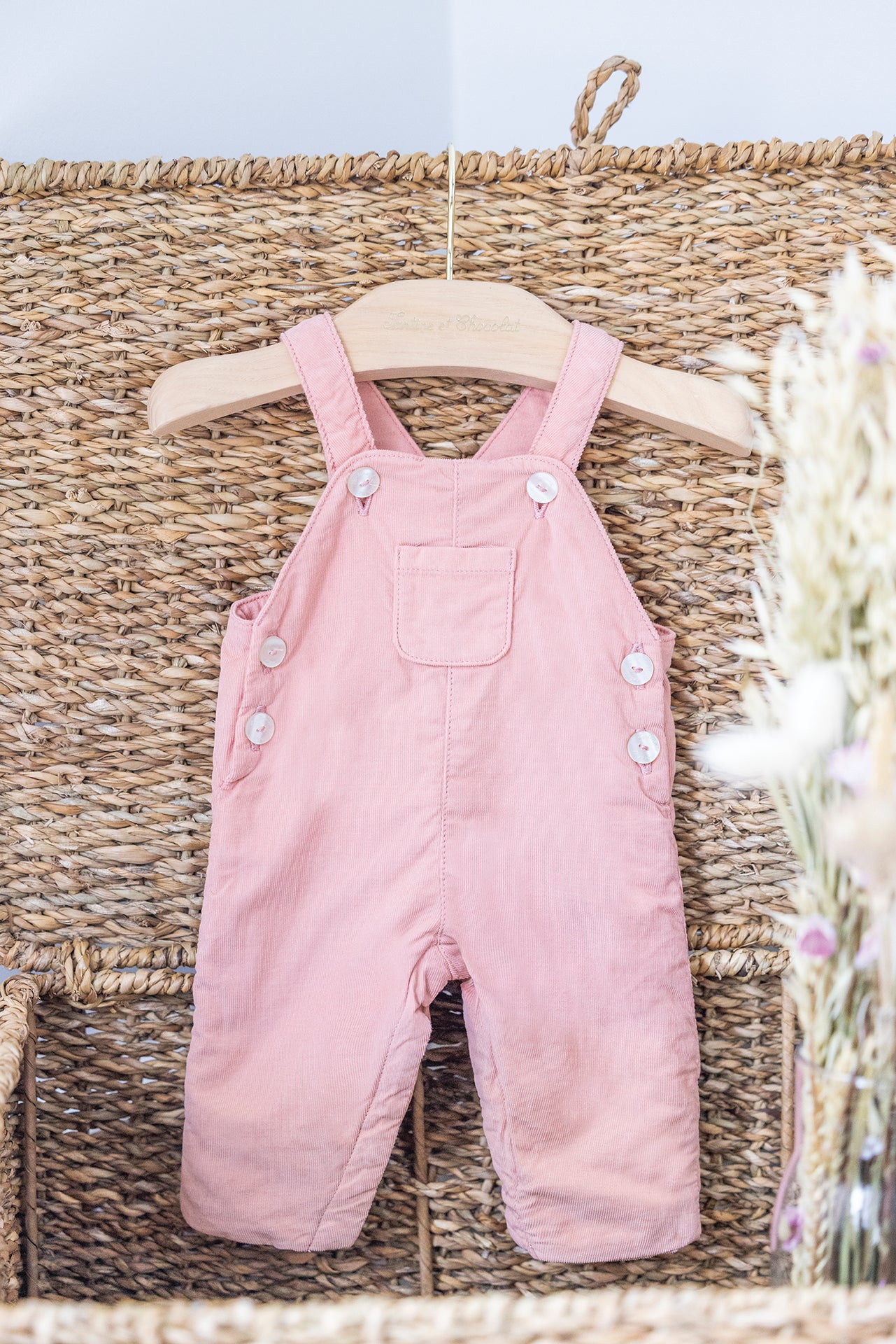 Salopette - Rosa Baumwolle