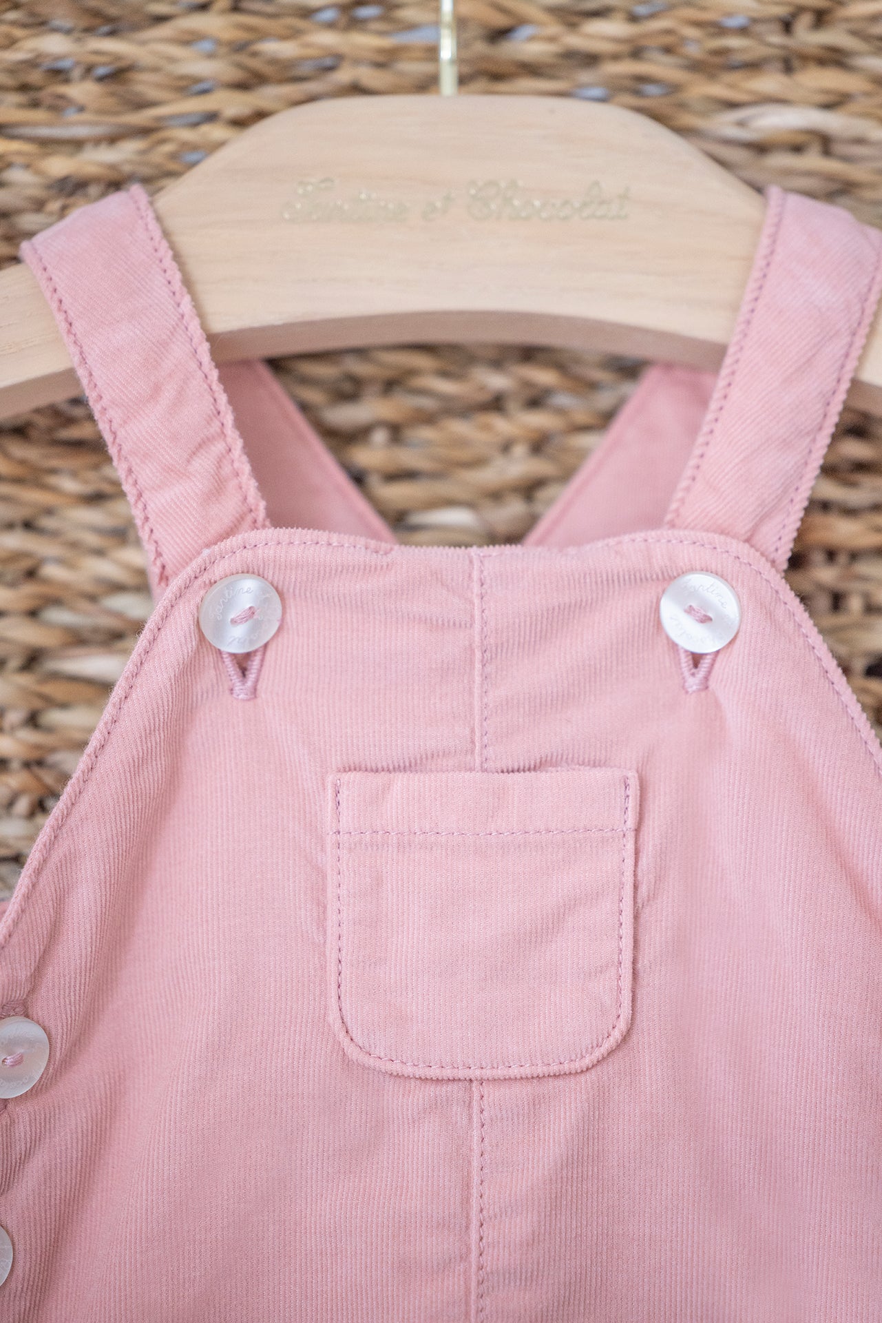 Salopette - Rosa Baumwolle
