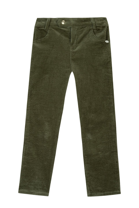 Trousers - khaki Corduroy - Image principale