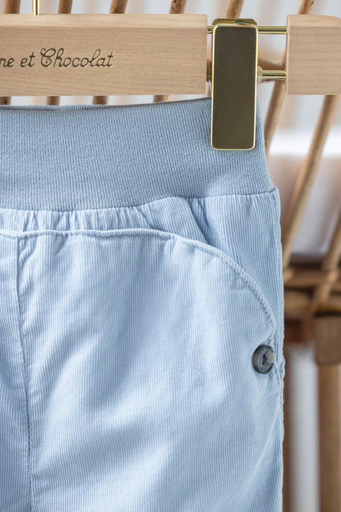 Pantalon - Bleu coton - Image principale