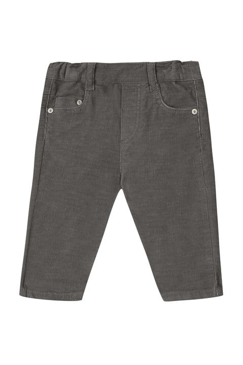 Pantalon - Gris velours côtelé - Image principale