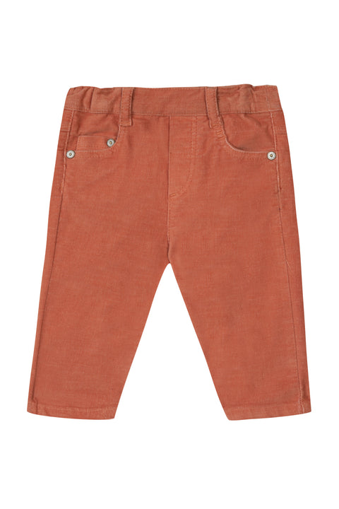 Pantalon - Brique velours côtelé - Image principale