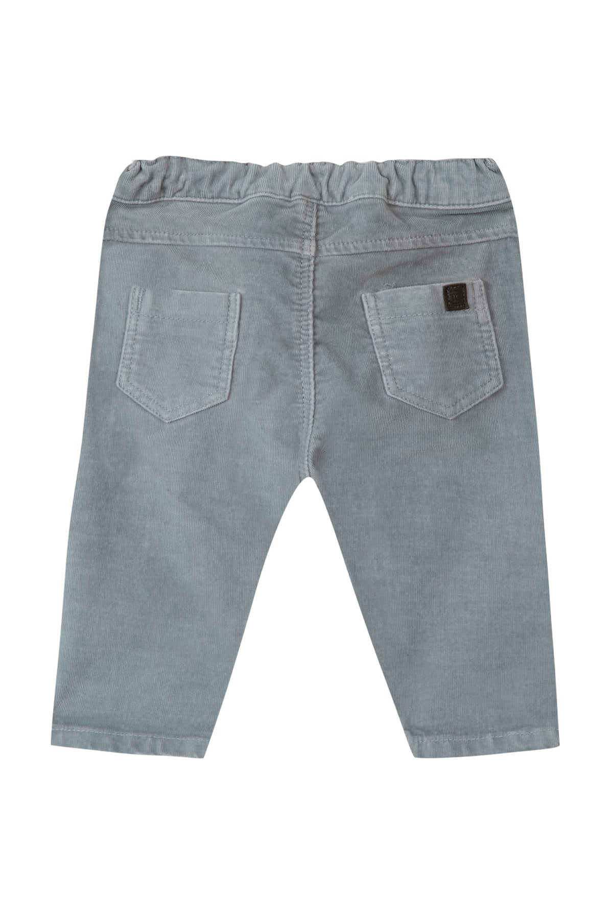 Pantalon - Bleu nuage côtelé