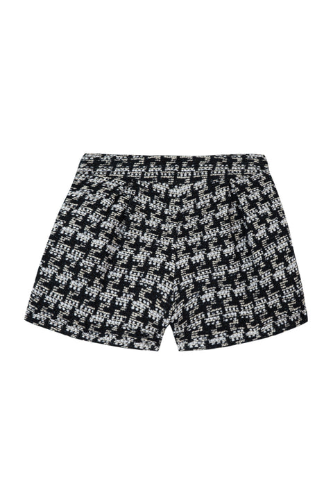 Short - Navy tweed Puppytooth - Image principale