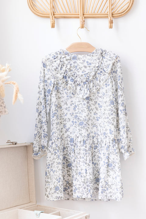 Kleid - Flansch Druckblumig - Image principale