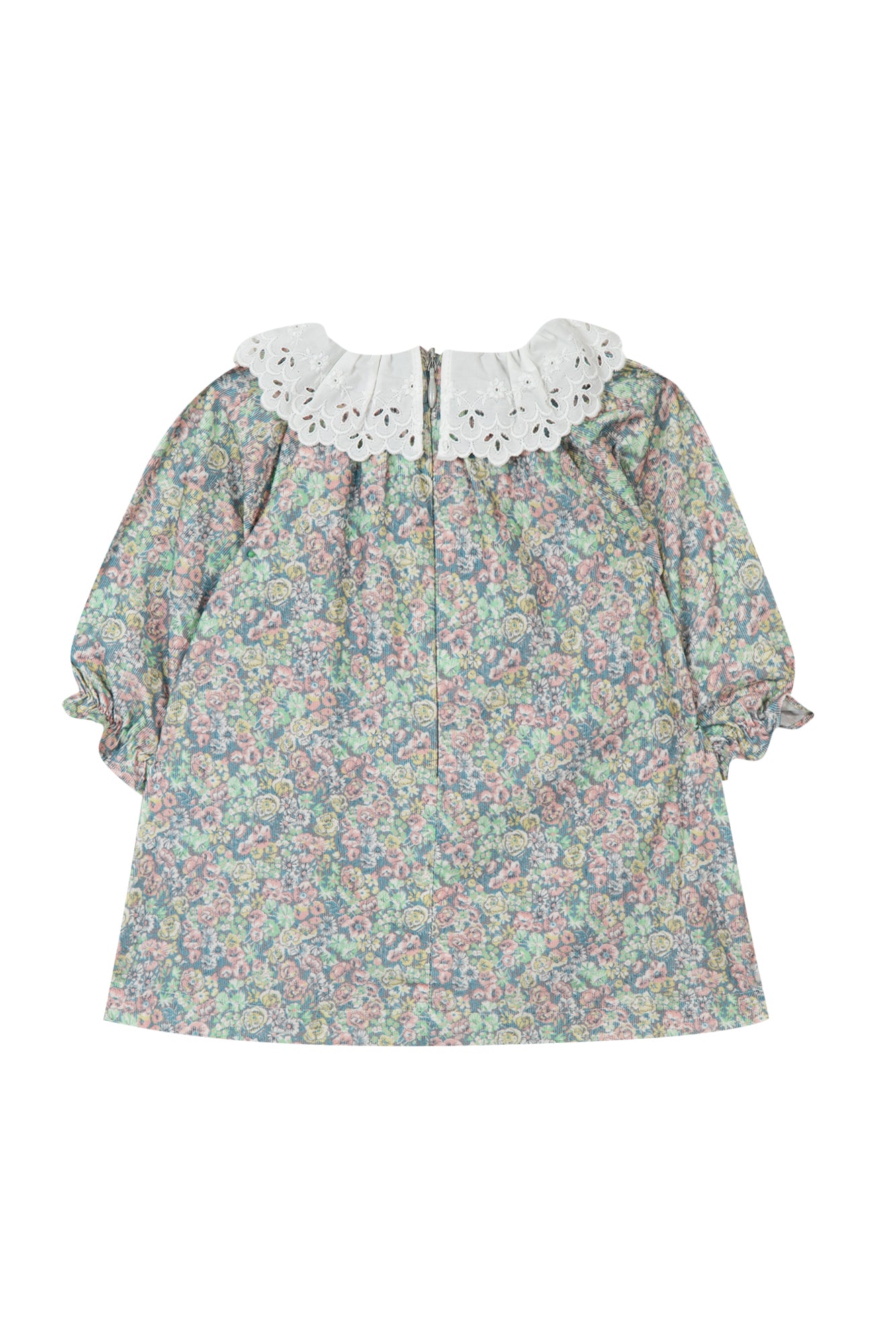 Kleid - Kragen Geöffneter Stoff Liberty