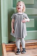 Jurk - Grijs geplooid