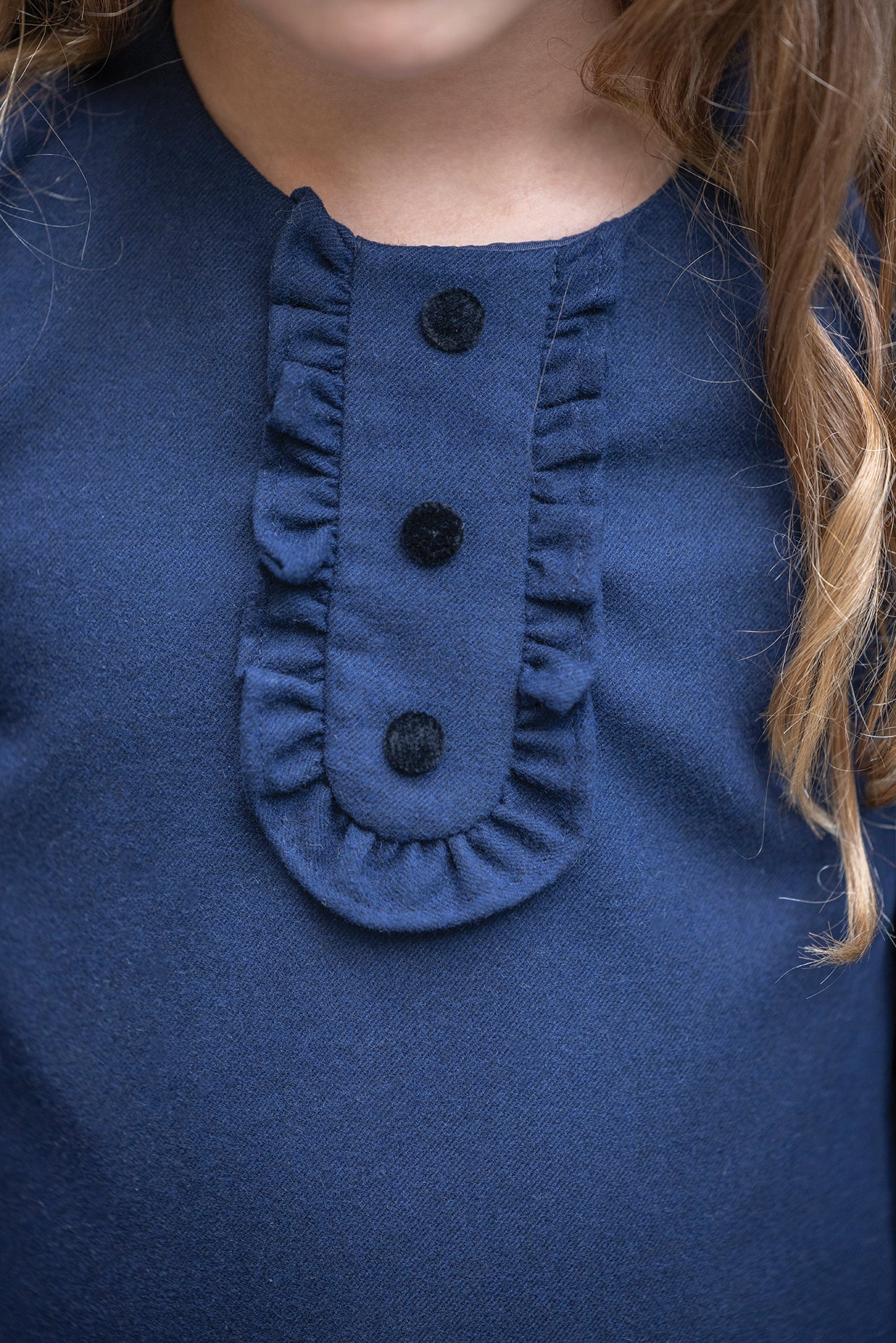 Robe - Marine plissée