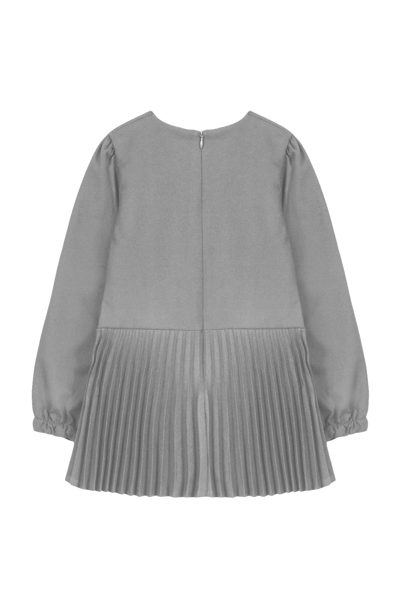 Jurk - Grijs geplooid