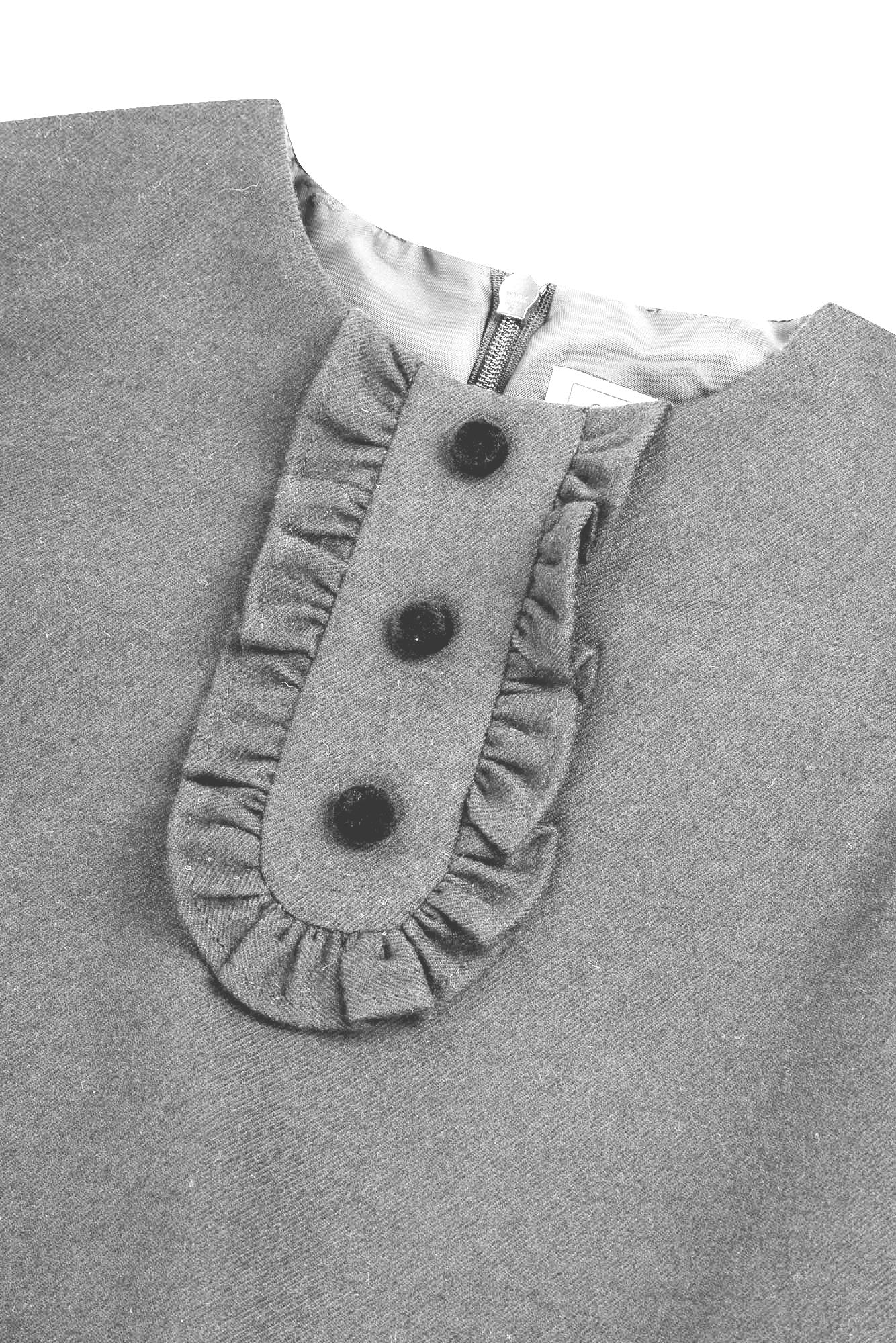 Jurk - Grijs geplooid