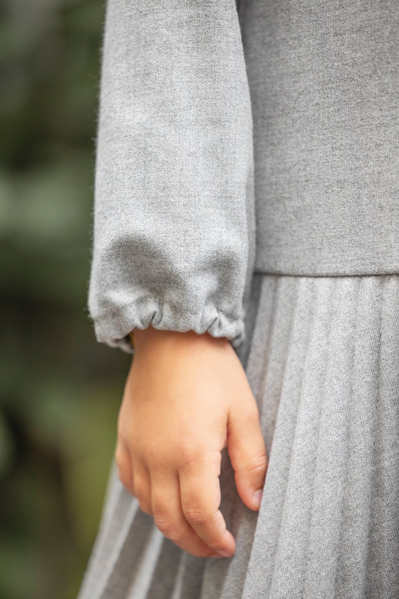 Jurk - Grijs geplooid