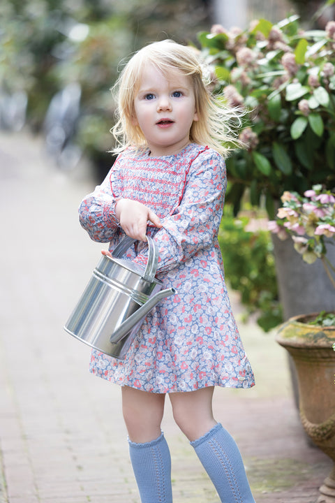 Kleid - Rosa Druck floral - Image principale