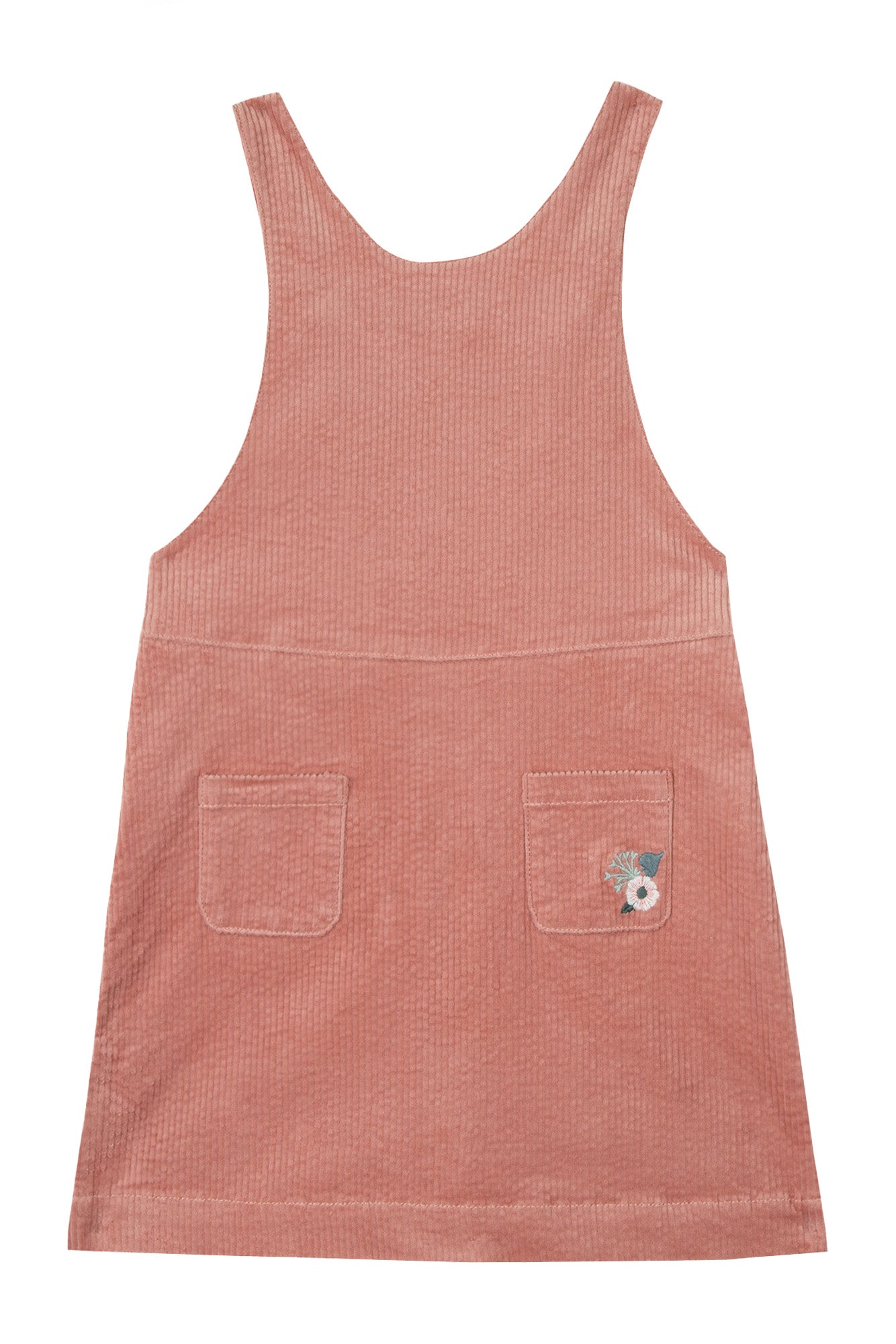 Kleid - Samt alt Rosa