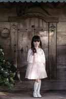 Vestido - Rosa pálido tul brillo