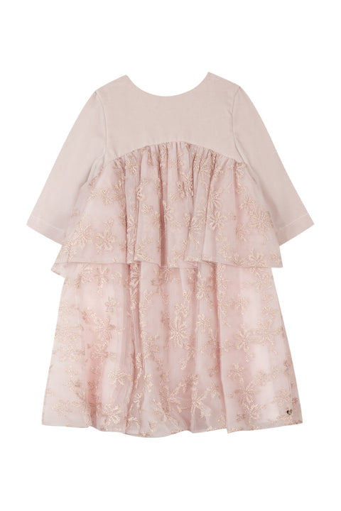 Robe - Rose pâle tulle pailleté - Image principale