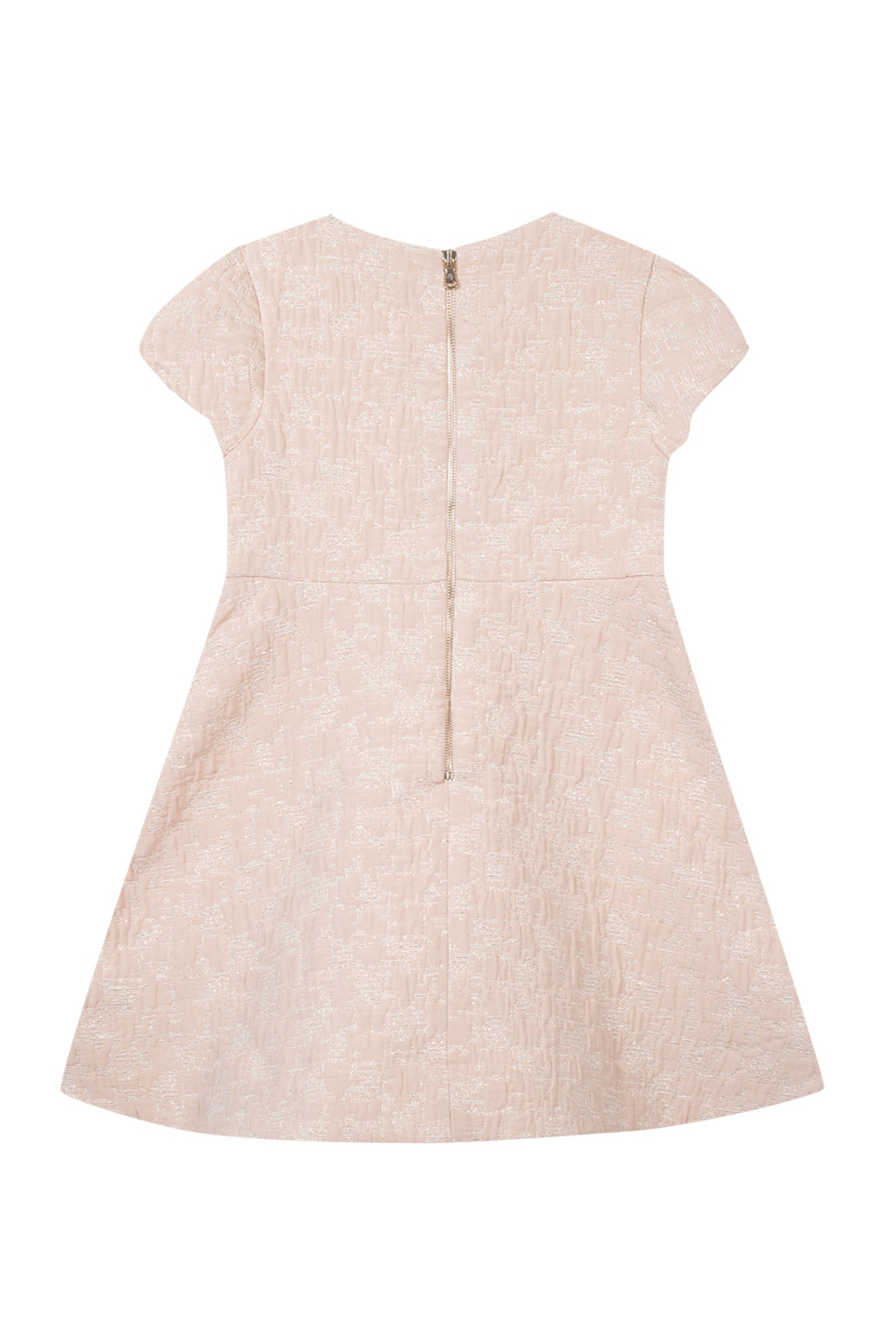 Kleid - Blassrosa Taft funkeln