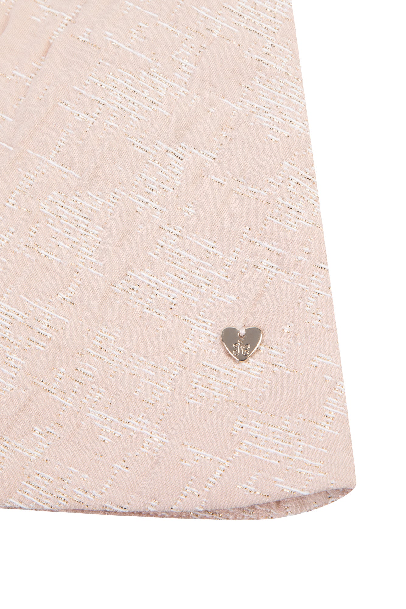 Kleid - Blassrosa Taft funkeln