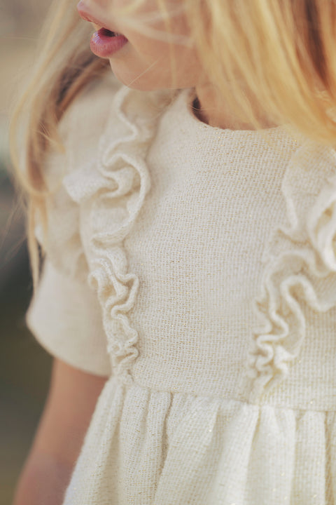 Robe - Ecru fil doré - Image principale