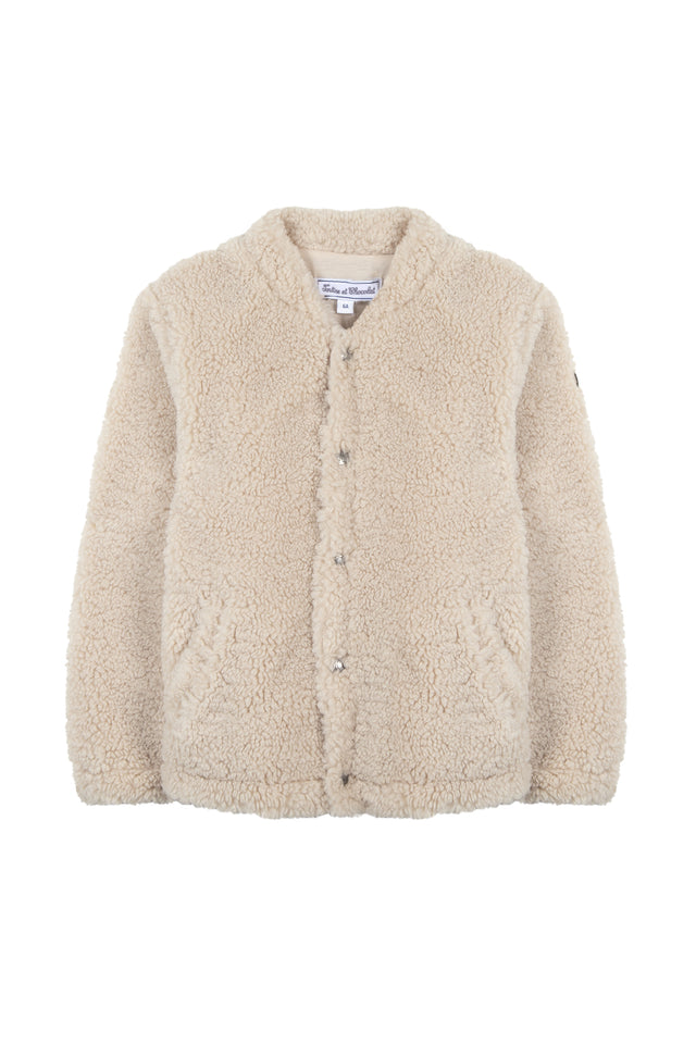 Cappotto - Beige Imitazione pelliccia - Image principale
