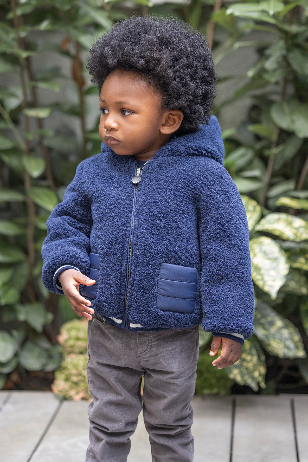 Daunenjacke - Wasserabweisend Marineblau