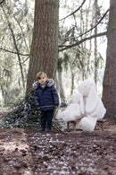 Down jacket - Bi-material Marineblau