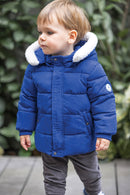 Donsjack - Blauw koning Kap Nep bont