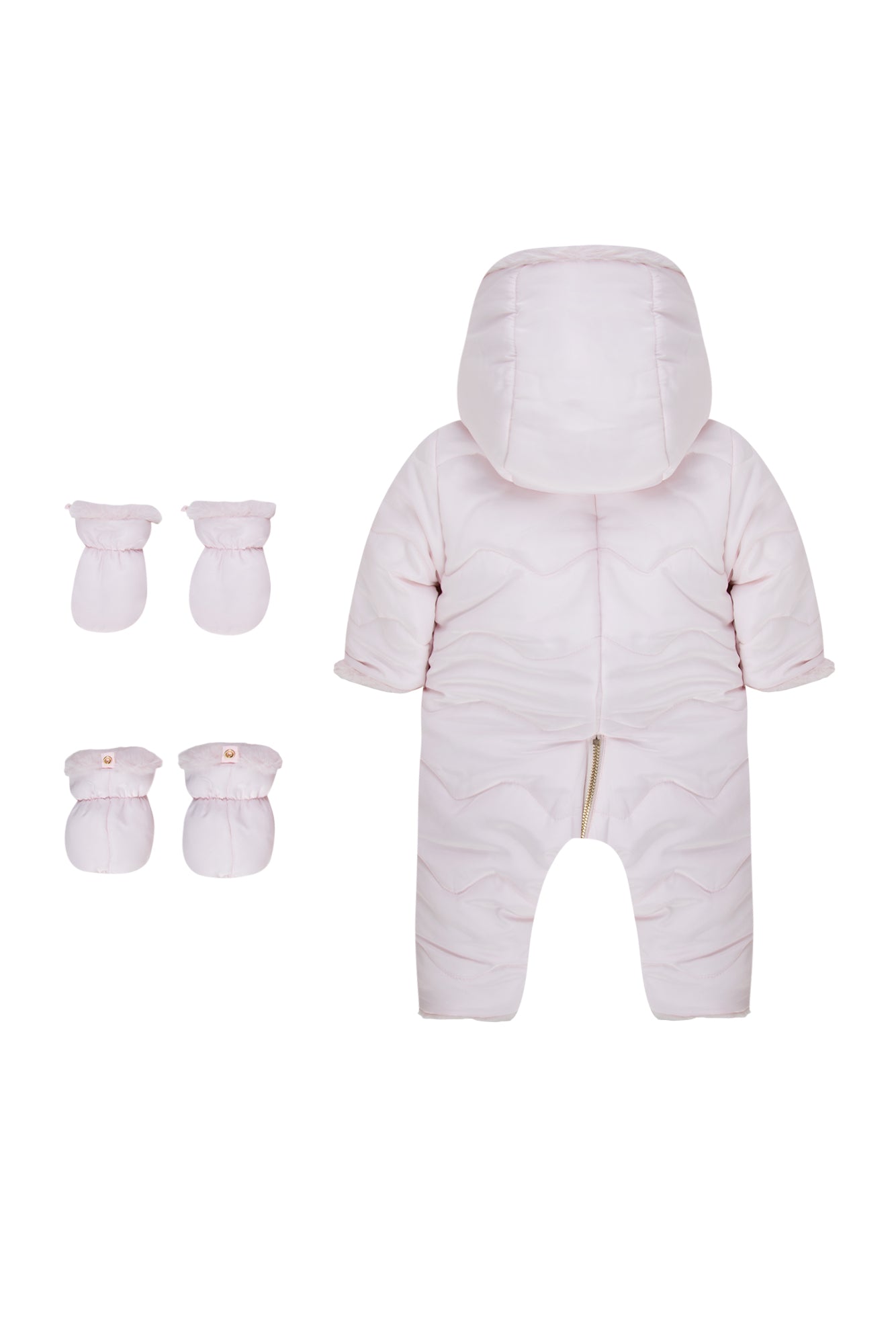 Onesie - Omkeerbaar Lichtroze