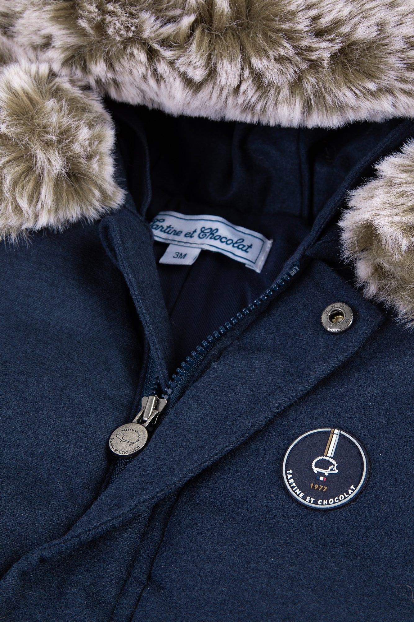 Einteiler - Marineblau wasserdicht Kaputze