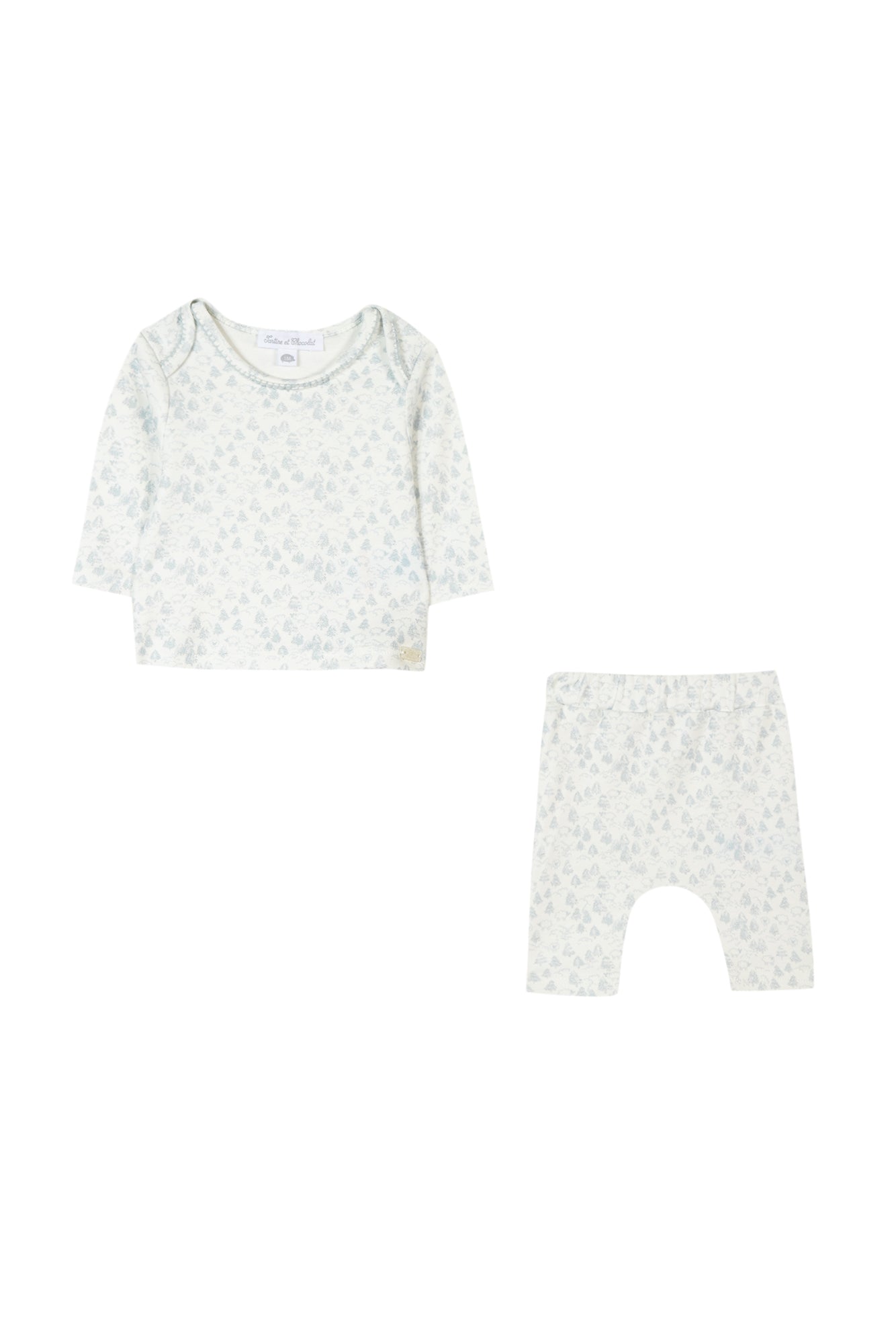 Pyjama – Zweiteilig DruckNatur