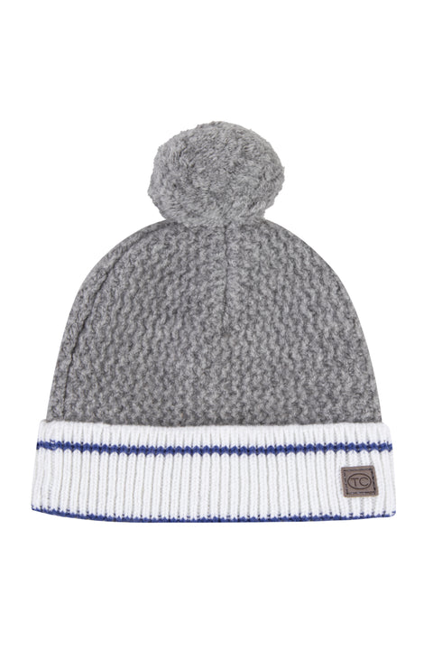 Bonnet - Gris tricot - Image principale