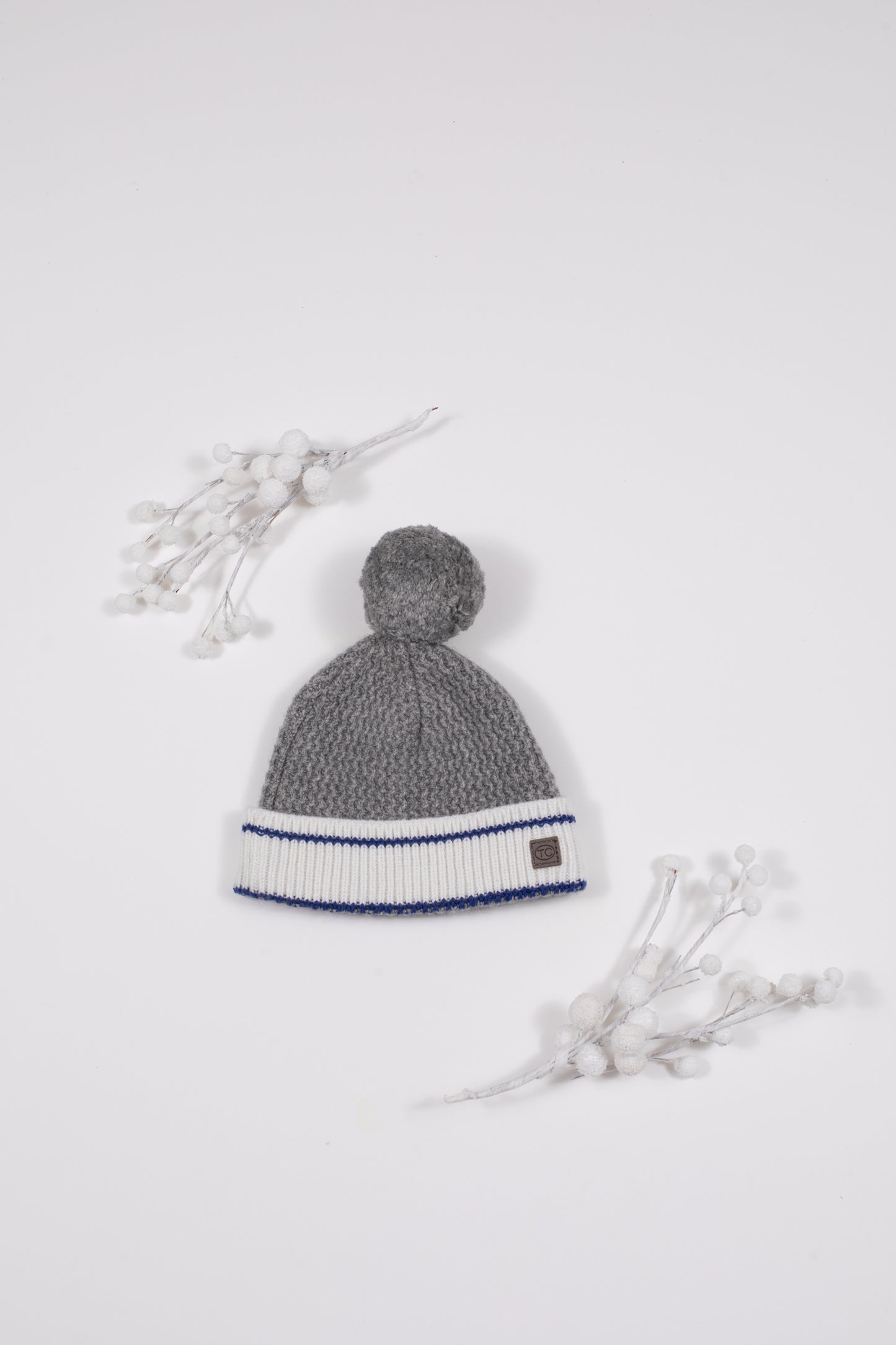 Bonnet - Gris tricot