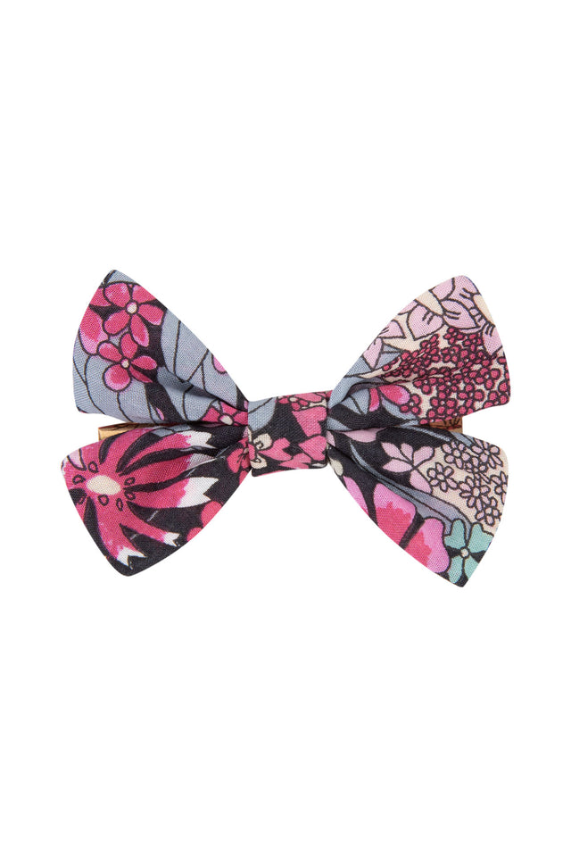 Barrette - Nœud Grenadine Tissu Liberty - Image principale