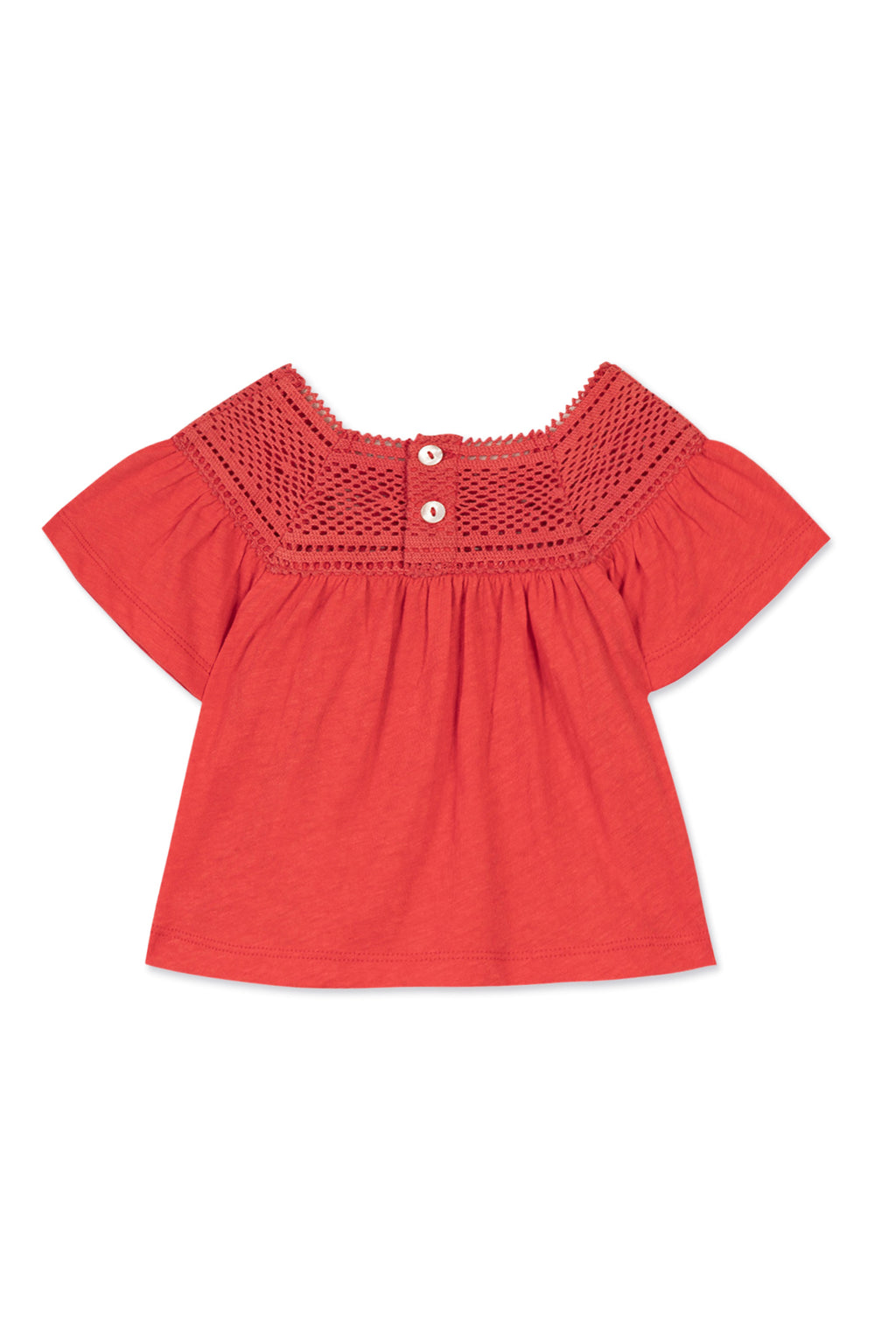 T-shirt - Red cotton hook
