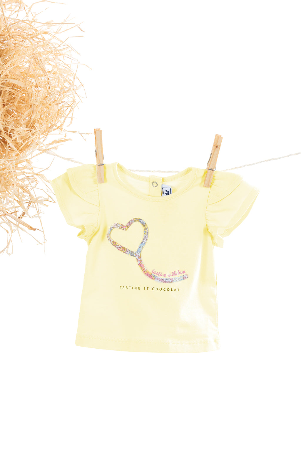 T -Shirt - Gelb Herzstoff Liberty