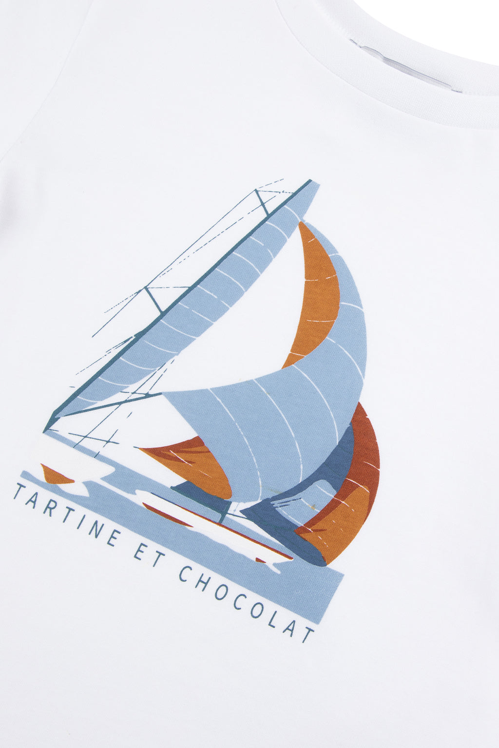 T -Shirt - Azure Illustration Segelschiff