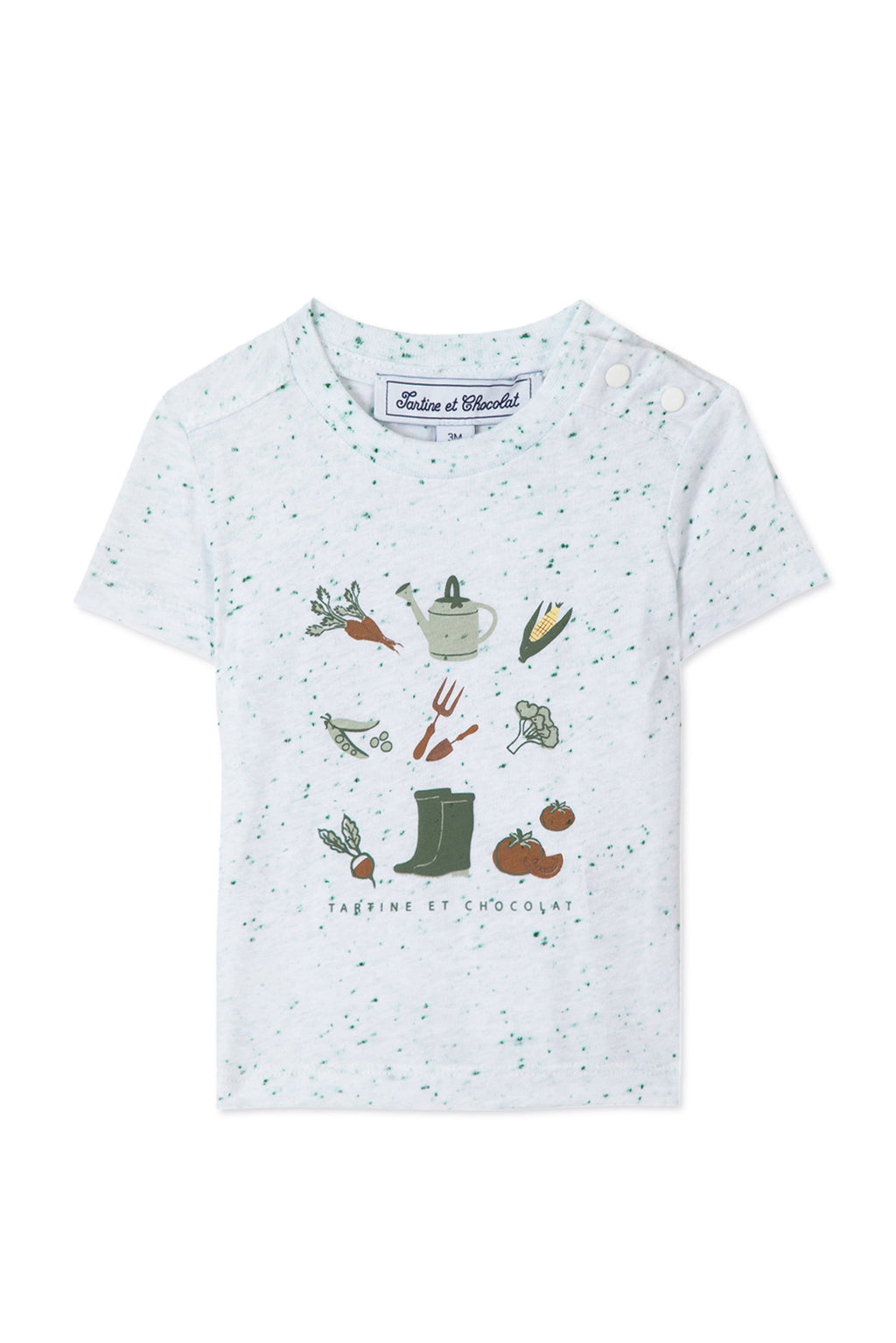 T-shirt - Blanc illustrations jardinier