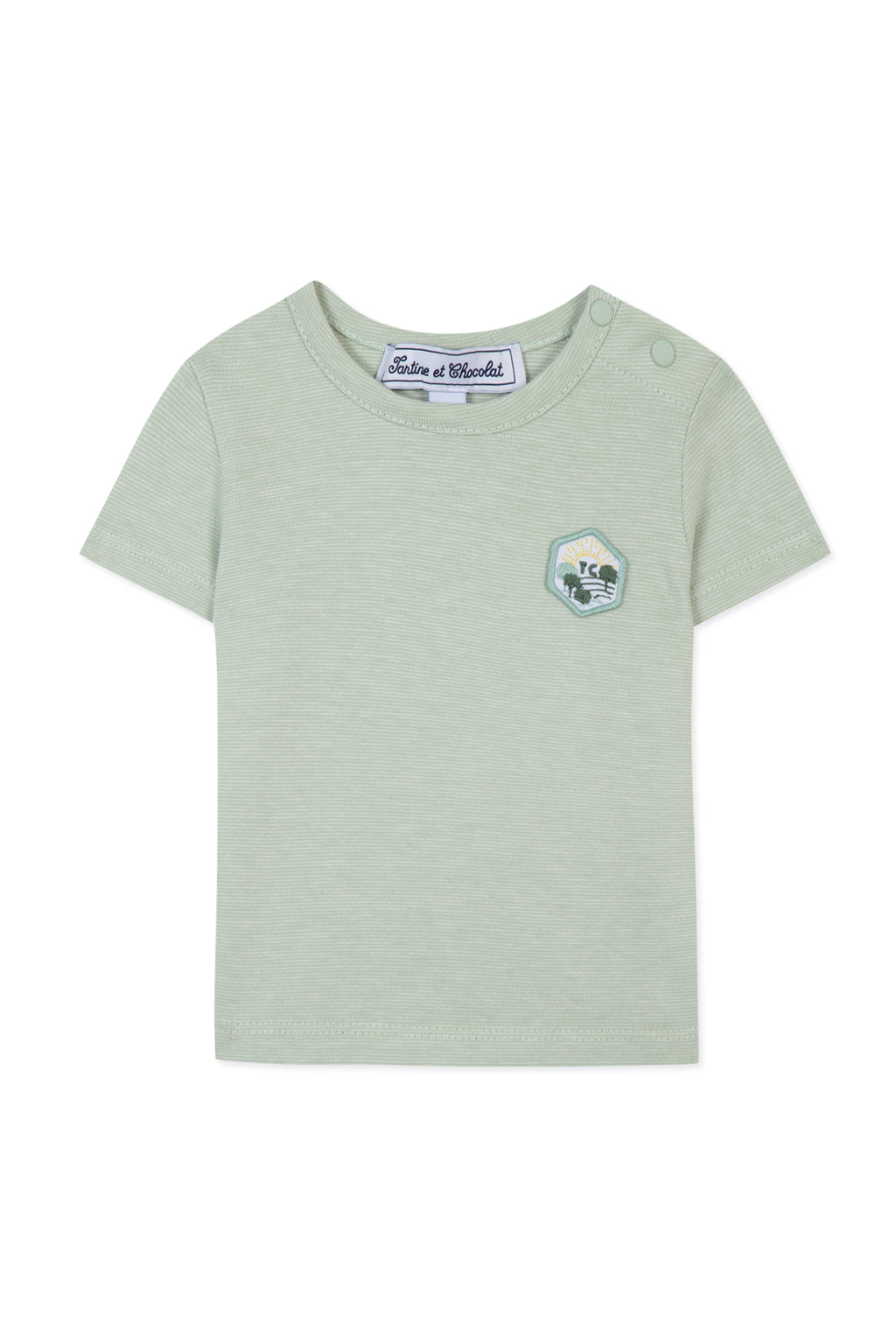 T-shirt - Groen draadwater