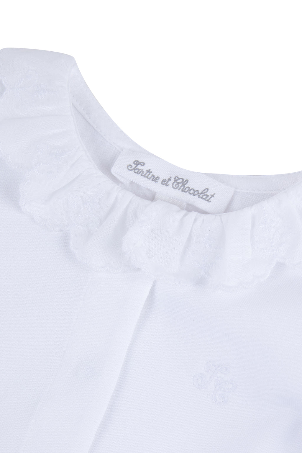 Body - White Ruffled collar